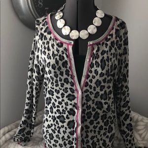 August Silk cardigan RARE